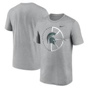 Michigan State Nike Legend Basketball Icon Tee